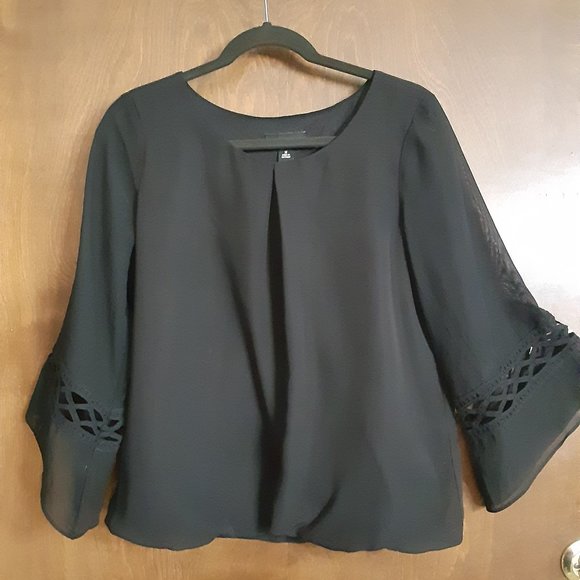 AGB/GEORGETTE BLOUSE/MEDIUM - Picture 3 of 9
